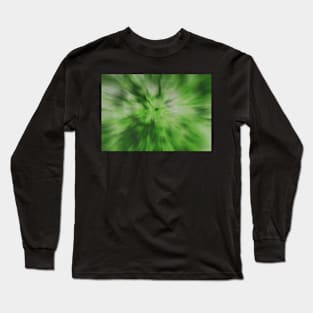 Green Radial Zoom Long Sleeve T-Shirt